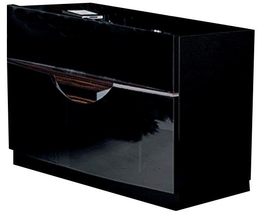 Marbella - Nightstand - Black Garcia Sabate Spain