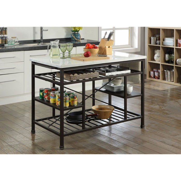 Lanzo - Kitchen Island (Counter) ACME
