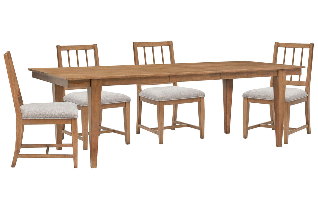 Lindon - Extendable Rectangular Dining Table Set Magnussen Furniture