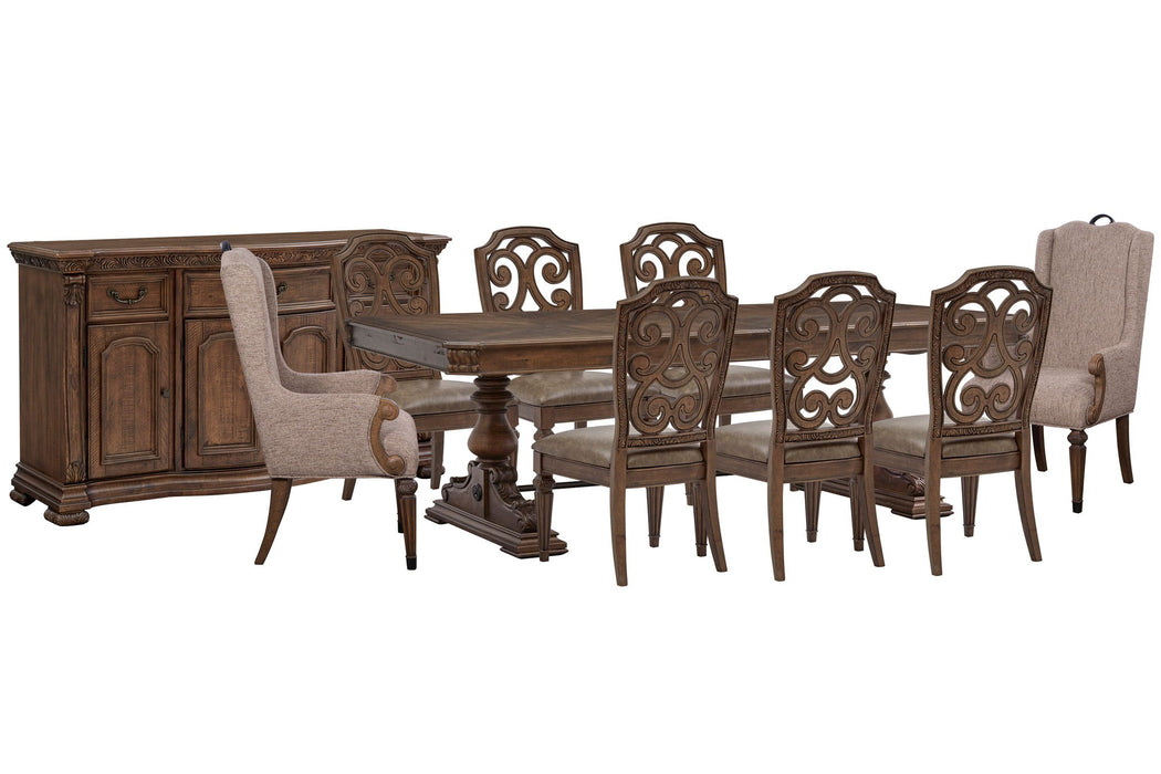 Durango - Extendable Trestle Dining Table Set Magnussen Furniture