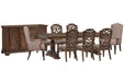 Durango - Extendable Trestle Dining Table Set Magnussen Furniture