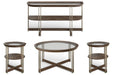 Elora - Round Cocktail Table Set Magnussen Furniture