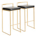 Fuji - Contemporary / Glam & Quality Construction Barstool Lumi Source