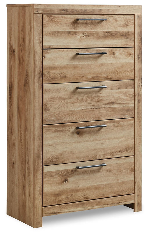 Hyanna - Five Drawer Chest - Tan Brown Signature Design by Ashley®