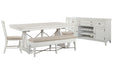 Heron Cove - Extendable Trestle Dining Table Set Magnussen Furniture