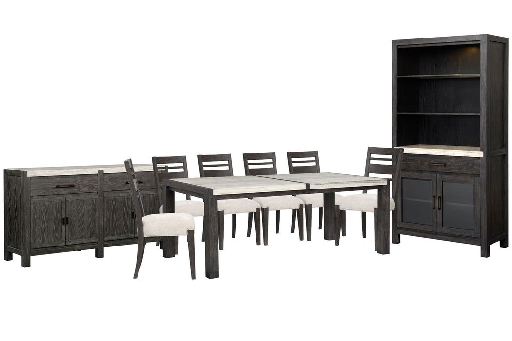 Plum Creek - 9 Piece Rectangular Dining Table Set Magnussen Furniture