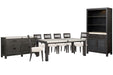 Plum Creek - 9 Piece Rectangular Dining Table Set Magnussen Furniture