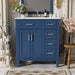 Modern Bathroom Vanity With Sink, Storage Cabinet, Soft Close Doors, Deep & Standard Drawers Hearth and Haven