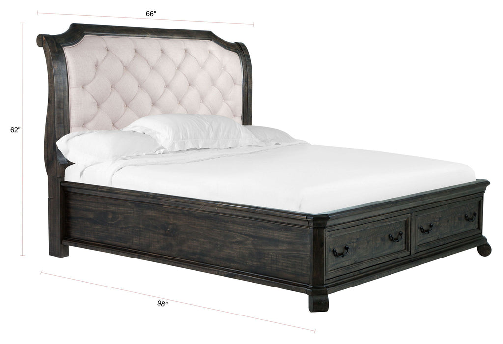 Bellamy - Complete Sleigh Storage Bed Magnussen Furniture