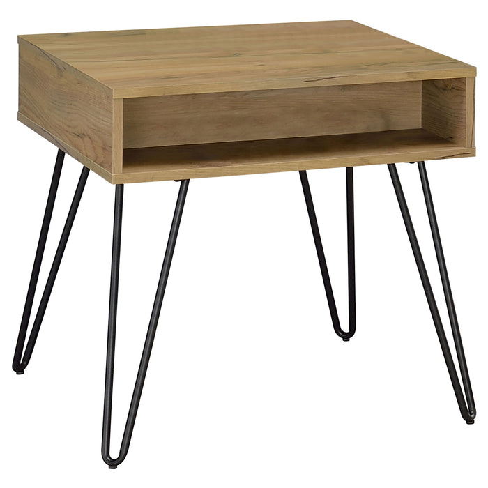 Square End Table - Brown