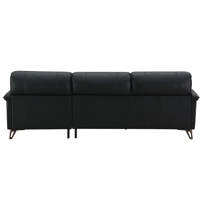 Eilene - Sofa - Black Top Grain Leather ACME