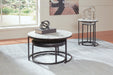 Jusmour - Occasional Nesting Table (Set of 4) - Black / White Signature Design by Ashley®