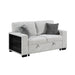 Prato - Loveseat With Storage And USB - Gray Matrix Furniture Group