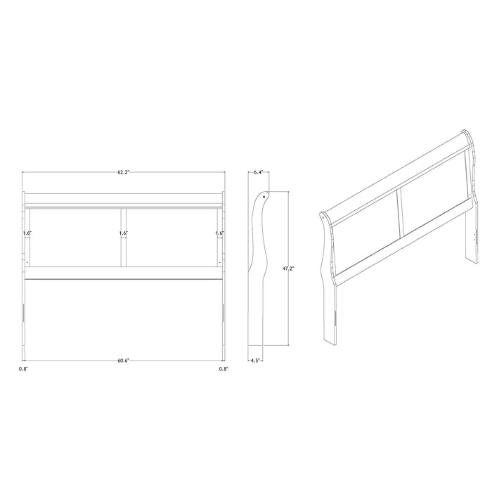 Charlston - 5 Piece Bedroom Set With LED Headboard