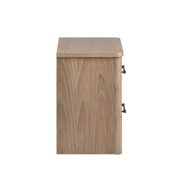 Anika - 2 Drawer Nightstand - Natural / Brown New Classic