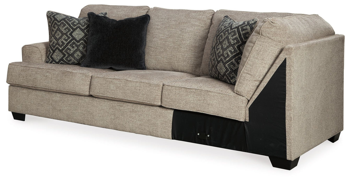Bovarian - LAF Sofa w/Corner Wedge - Stone Signature Design by Ashley®
