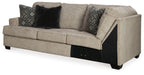 Bovarian - LAF Sofa w/Corner Wedge - Stone Signature Design by Ashley®