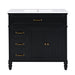 Bathroom Vanity With Sink, Freestanding Cabinet & Drawers Noble House
