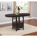 Hester - Extension Counter Dining Table - Espresso Furniture Max