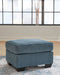 Cashton - Ottoman - Blue Signature Design by Ashley®