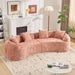 Curved Compressed Sofa, Nordic-Style Design For Living Room Home Essentials