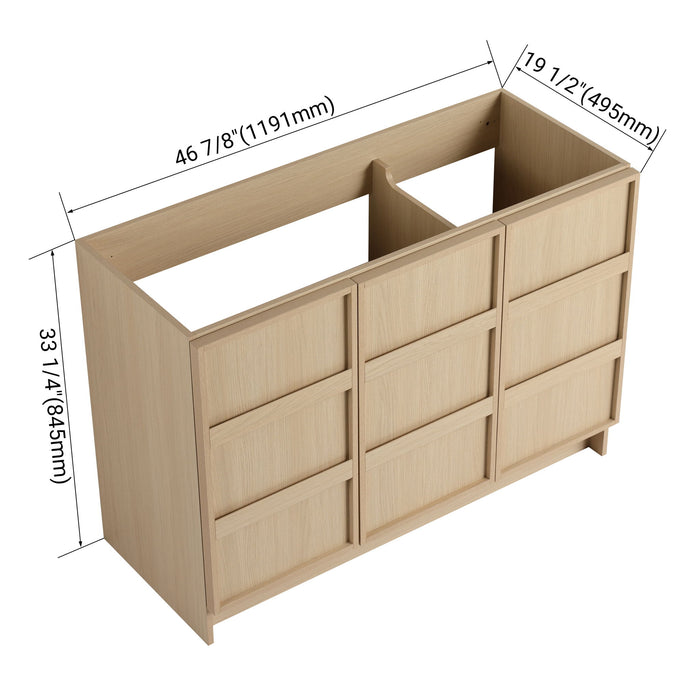 Freestanding Bathroom Vanity With Soft Close Doors Home Essentials