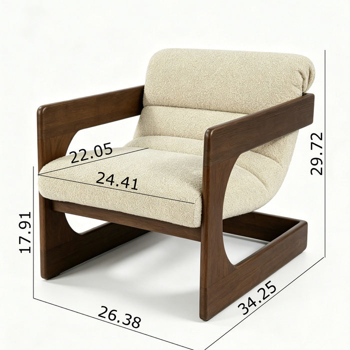 Ellis - Accent Chair - Beige Home Essentials
