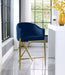 Xavier - Counter Stool with Gold Legs Meridian Furniture