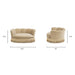 Clara - Medium Scalloped Pet Sofa Bed - Brown Jennifer Taylor Home