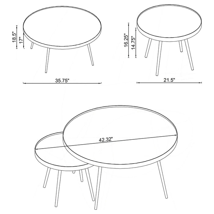 Lymon - Round Top Table Set Furniture Max