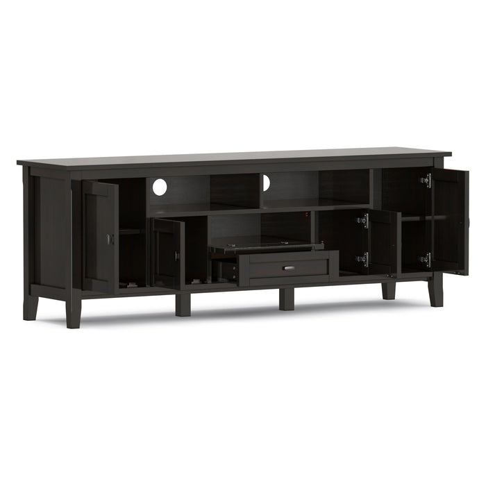 Warm Shaker - TV Media Stand - Hickory Brown Simpli-Home