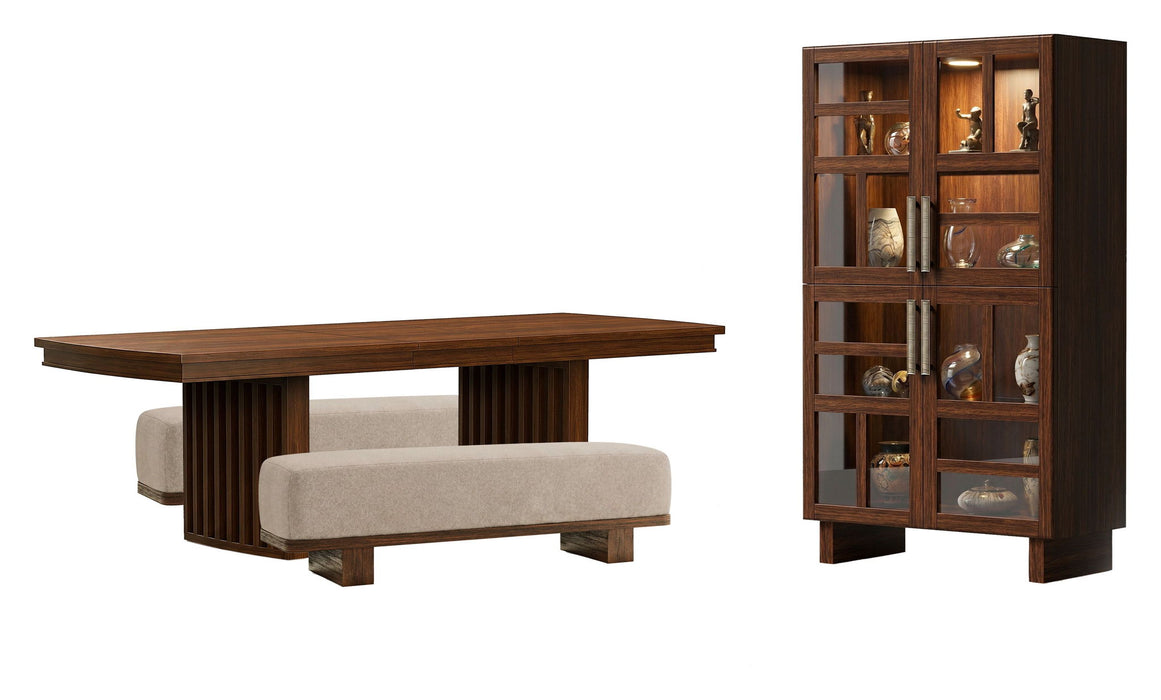 Reena - Extendable Trestle Dining Table Set Magnussen Furniture