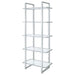 Colfax - 5 Shelf Bookshelf - Clear Furniture Max