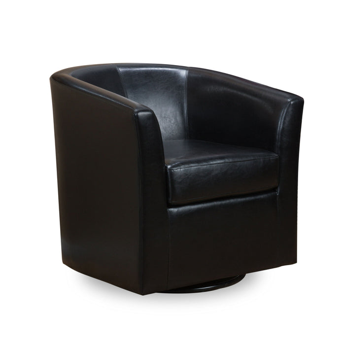 Melodize - Swivel Club Chair With Barrel Shape Design