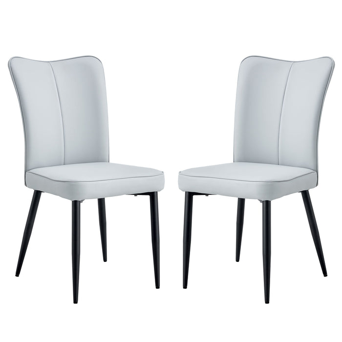 Modern Minimalist Dining Chairs (Set of 2)