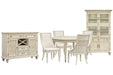 Newport - Extendable Round Dining Table Set Magnussen Furniture