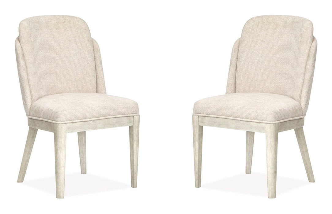 Lorelei - Upholstered Host Chair (Set of 2) - Misty Cloud Magnussen Furniture