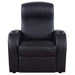 Upholstered Recliner With Cup Holder Comfort Lounge Chair - Black Furniture Max