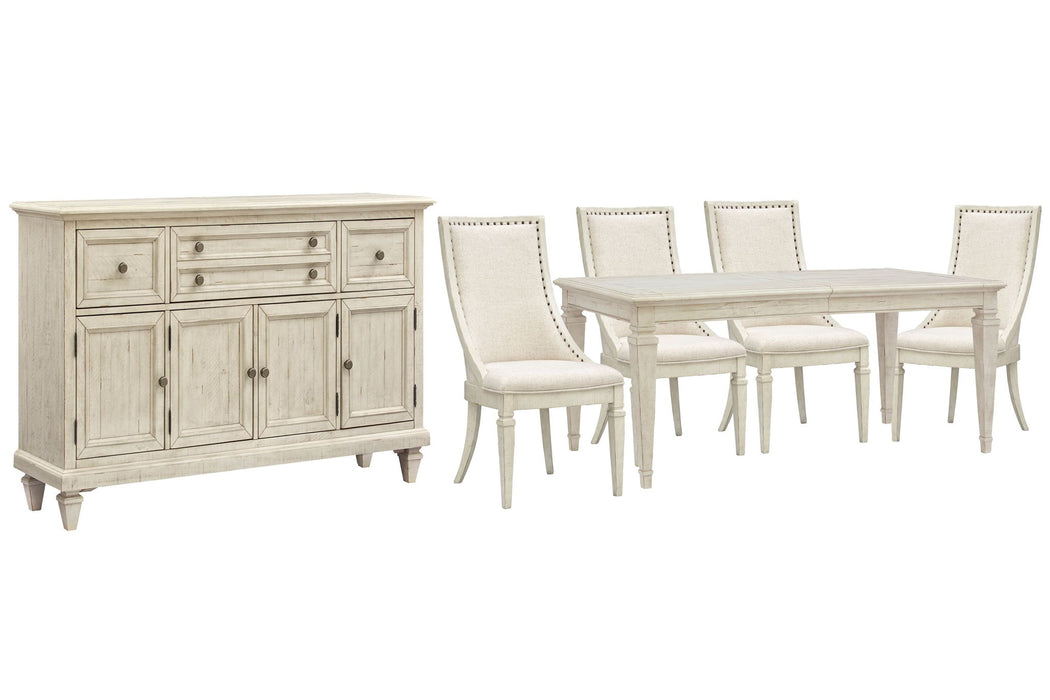 Newport - 6 Piece Extendable Rectangular Dining Table Set Magnussen Furniture