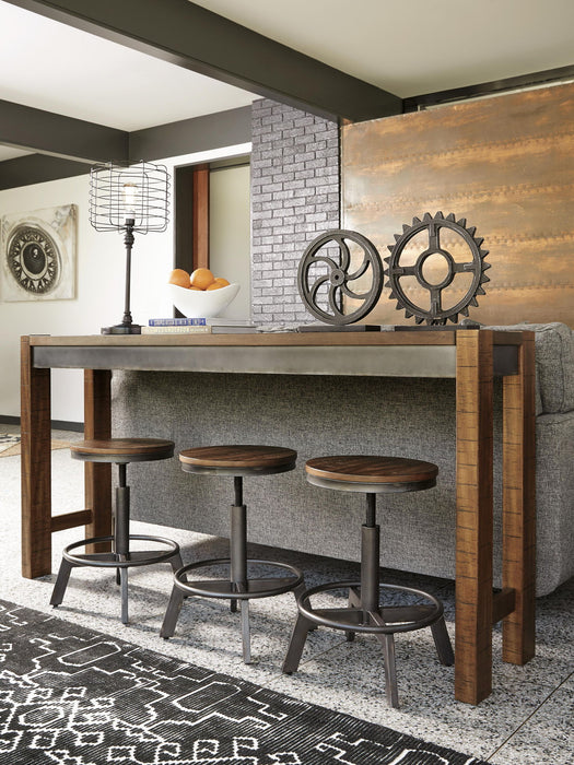 Torjin - Swivel Stool (Set of 2) - Dark Brown Signature Design by Ashley®