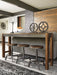 Torjin - Swivel Stool (Set of 2) - Dark Brown Signature Design by Ashley®