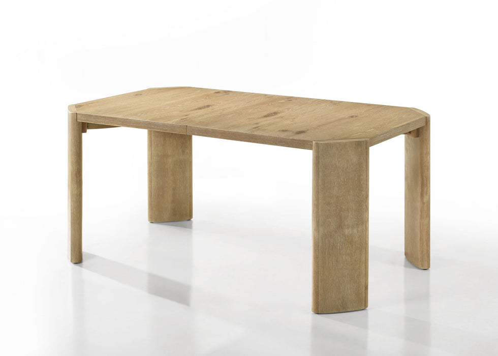 Magnus - Extendable Rectangular Dining Table - Oak Finish Lilola Home