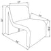 Winne - Curved Armless Accent Chair Furniture Max