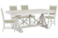Heron Cove - Extendable Trestle Dining Table Set Magnussen Furniture