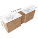 Soft Close Door Freestanding Bathroom Vanity With Sink, 1 Small Storage Cabinet Home Essentials