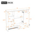 Wall Mount 2 In 1 Mirror Cabinet With Adjustable Shelves, Open Storage, For Bathroom Vanity - White Hearth and Haven