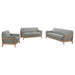 Caspian - Sofa Set With Flared Arms Furniture Max