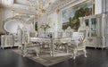 Vanaheim - Arm Chair (Set of 2) - Beige Synthetic Leather & Antique White ACME