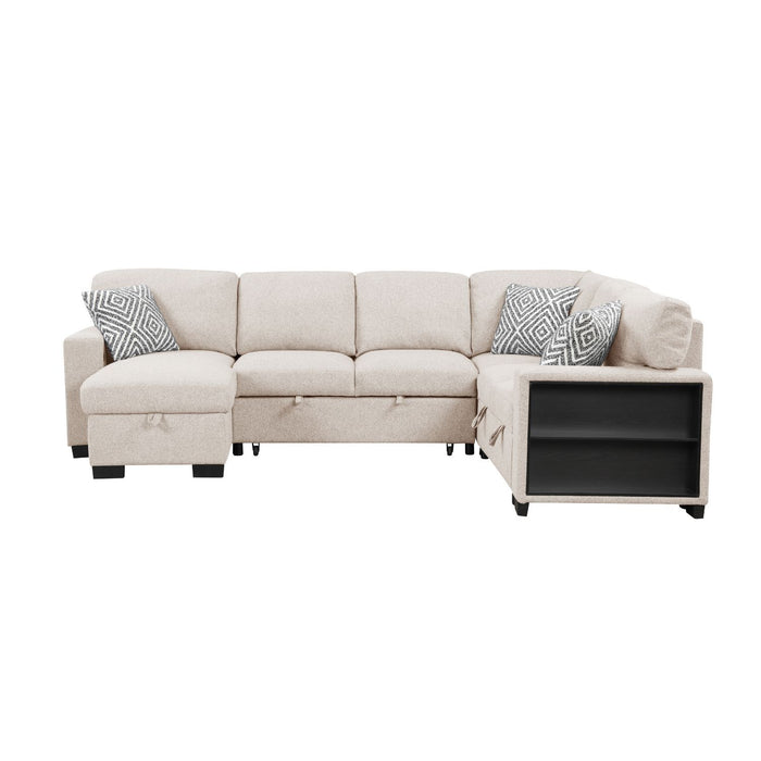 Cairo - Sectional With Pullout Sleeper Matrix Furniture Group