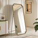 Full Length Mirror With Stand, Floor Standing Dressing For Bedroom - Antique Gold Daily Nest